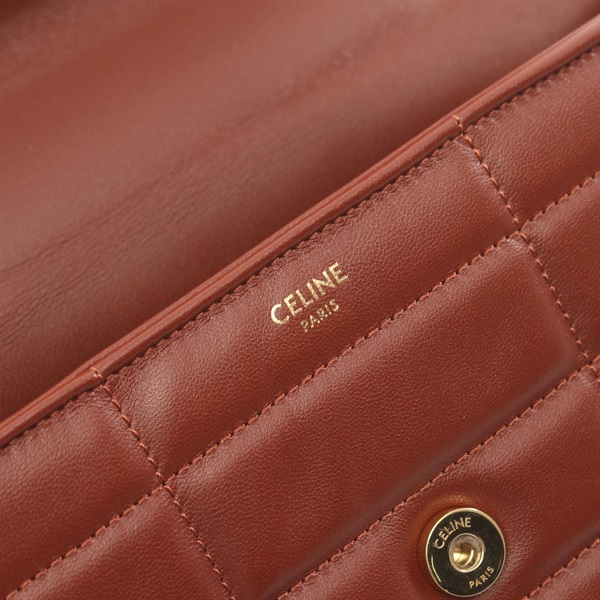 【新品未使用】CELINEショルダーバッグ CELINE（セリーヌ） ショルダーバッグ Triompheトリオンフ 196702BZJ