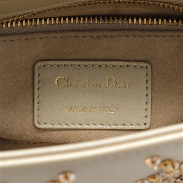 美品 希少 ✨️ My Dior Glycine サンドベージュ 箱付き クリスチャンディオールLADY D-JOY マイクロバッグ カナージュ