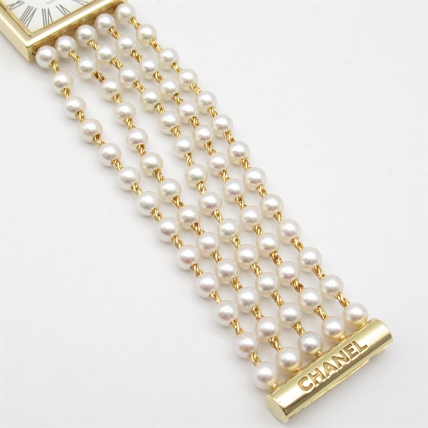 シャネル(CHANEL)シャネル マドモアゼル パールブレス 腕時計 時計