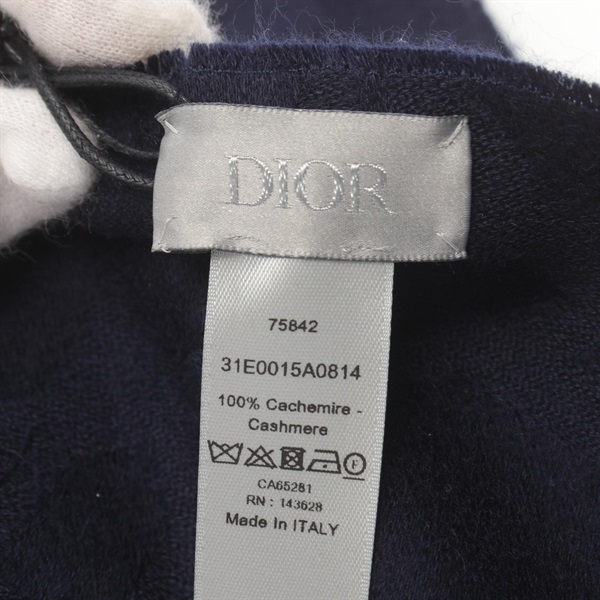 新品未使用ディオールメンズ マフラーブラック DIOR | マフラー カナージュ ウール