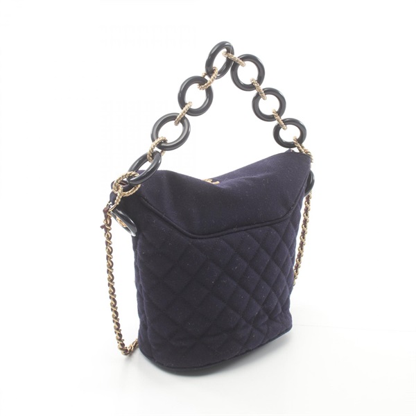 CHANEL シャネル パリハンブルク チェーンショルダー ショルダーバッグ ネイビー A57868 レディース【中古】 CHANEL - CHANEL シャネル パリハンブルク チェーンショルダー