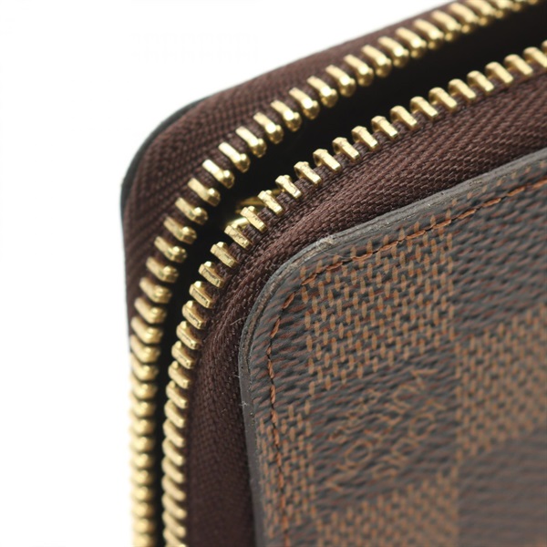 良品】ルイヴィトン ダミエ エベヌ ジッピー ウォレット 長財布 LOUIS