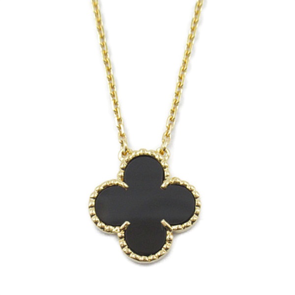 美品【ブラックオニキス✤大きなドロップカット】ヴィンテージネックレス 925刻印 ヴァンクリーフ＆アーペル(Van Cleef & Arpels)ヴァンクリーフ