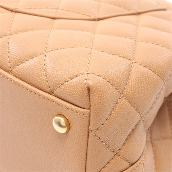 CHANEL ブラウン ハンドバッグ Chanel Double Flap Bag Metallic Bronze Patent Leather - 100