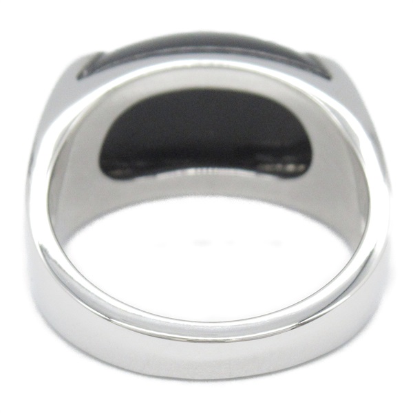 ★タイムセール★BVLGARI ブルガリ トロンケット オニキ 指輪 K18WG BVLGARI ブルガリ トロンケット オニキス リング・指輪 K18