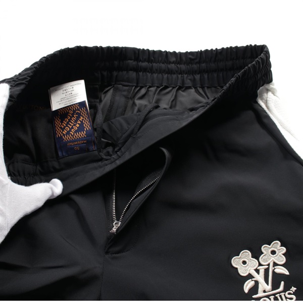 44 LOUIS VUITTON エンブロイダード テクニカル トラックパンツ 44 LOUIS VUITTON エンブロイダード テクニカル トラックパンツ