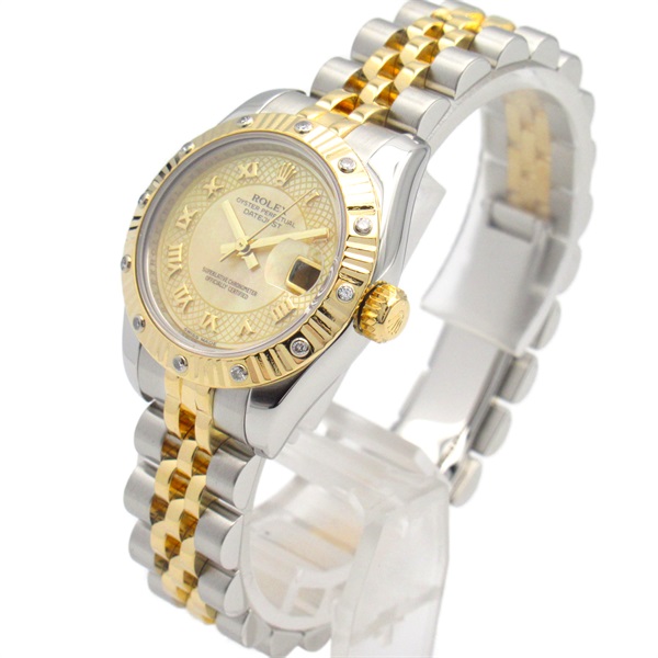 ロレックス(ROLEX)ロレックス デイトジャスト 12Pダイヤベゼル D番