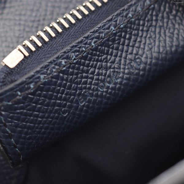エルメス(HERMES)エルメス ポルトドキュメント シティニュース ブルー 
