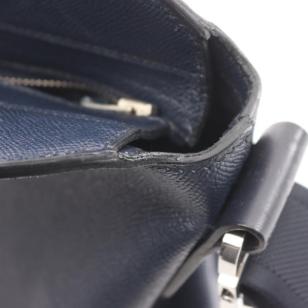 超美品 HERMES エルメス ポルトドキュメント シティニュース ブルーニュイ メンズ ビジネス ハンド ショルダー バッグ ネイビー k5559 HERMES - 超美品 HERMES エルメス ポルトドキュメント シティニュース