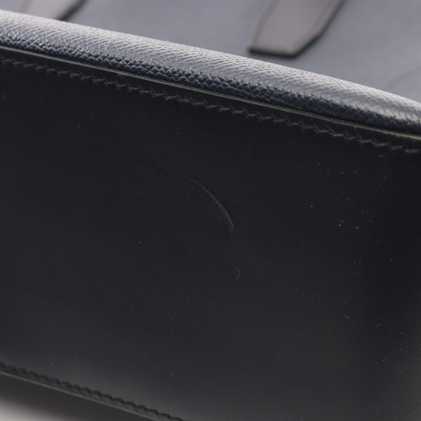 エルメス(HERMES)エルメス ポルトドキュメント シティニュース ブルー