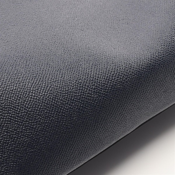 エルメス(HERMES)エルメス ポルトドキュメント シティニュース ブルー