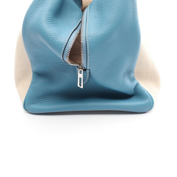 エルメス(HERMES)エルメス ヴィクトリア50 エクリュ ブルー