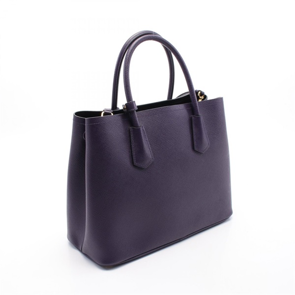 PRADA プラダ トートバッグ ビジネスバック レザー パープル A4 可 PRADA】プラダ『サフィアーノレザー 2WAYトートバッグ』レディース