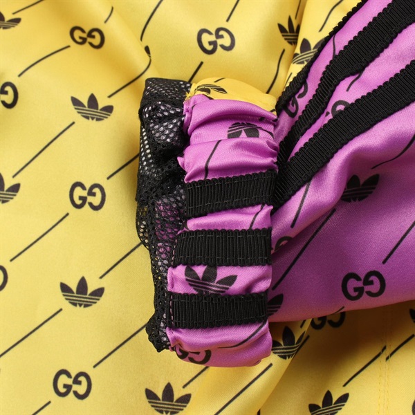 レア！美品♪GUCCI×adidas コラボ ベレー帽　紫　パープル　S　57 国内6月28日/7月7日発売予定】グッチ × アディダス オリジナルス