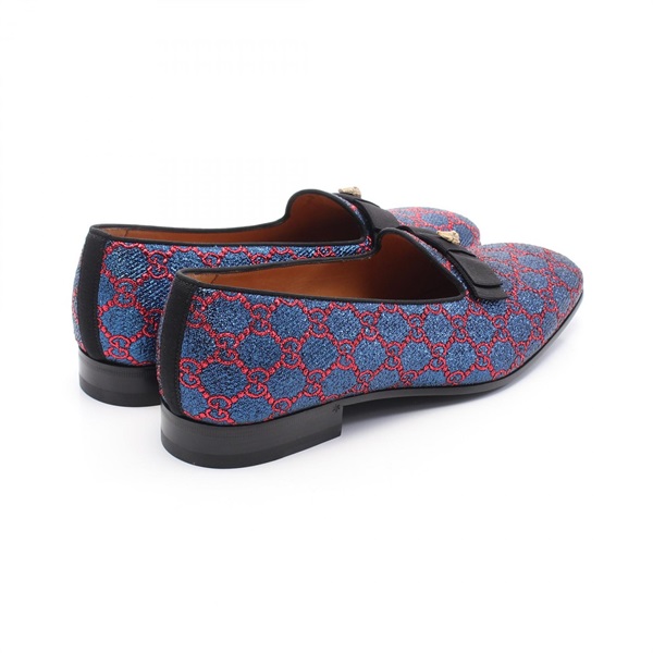 グッチ(GUCCI)グッチ キャットヘッド GG柄 ローファー 靴 メンズ