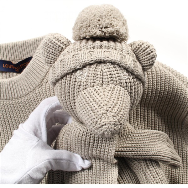 a*♡様 未使用☆正規品　VUITTON ヴィトン　ロゴ ウールニットドレス　ワ a*♡様 未使用☆正規品 VUITTON ヴィトン ロゴ ウールニット