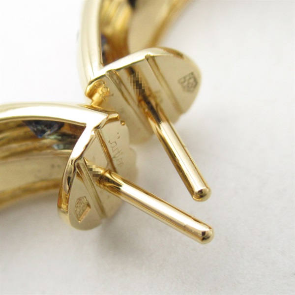 カルティエ　トリニティ　ダイヤサファイアルビーピアス カルティエ(CARTIER)カルティエ トリニティピアス ルビー サファイア