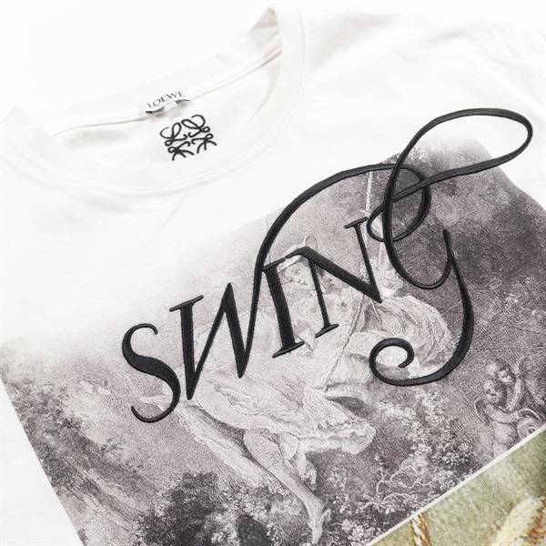 【超美品】LOEWE Tシャツ ホワイト 黒色刺繍ロゴ 楽天市場】ロエベ Tシャツ（Tシャツ・カットソー｜トップス