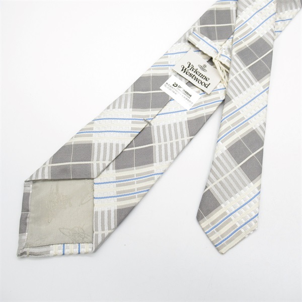 ヴィヴィアンウエストウッド Vivienne Westwood ネクタイ ネクタイ 衣料品 シルク メンズ グレー系 / ベージュ系 【新品】 ヴィヴィアンウエストウッド(Vivienne Westwood)ヴィヴィアンウエスト