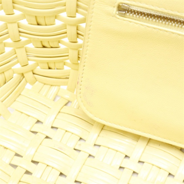 【美品】バレンシアガ BISTROT カゴバッグ イエロー 美品】バレンシアガ BISTROT カゴバッグ イエロー イエロー