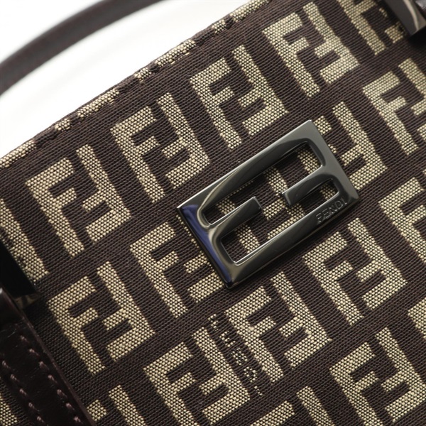 【BIGお買い物ラリー★30%OFFセール中】フェンディ FENDI パンプスズッキーノ #37 ブラック　ゴールド レディース 中古 フェンディ(FENDI)フェンディ ズッキーノ トートバッグ バッグ