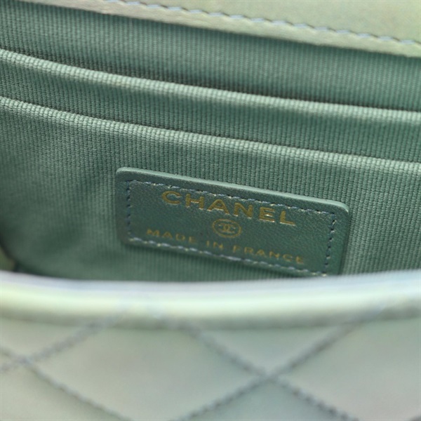 シャネル ミニマトラッセ チェーン クラッチ ブランドオフ CHANEL レザー ショルダーバッグ ラムスキン 中古 レディース シャネル(CHANEL)シャネル ミニマトラッセ チェーン クラッチ