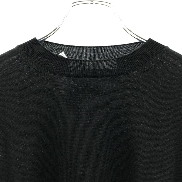 ディオール Dior ニット 衣料品 トップス ウール レディース ブラック系 / パープル系 【中古】 Dior - ディオール Dior ニット 衣料品 トップス ウール レディース