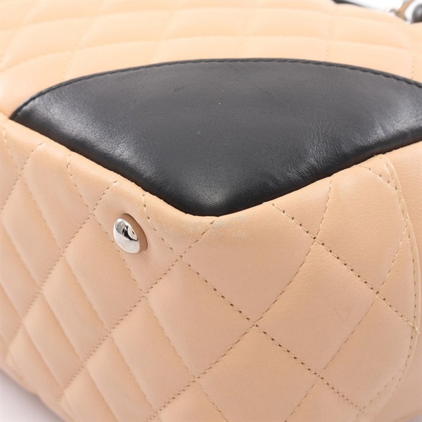 シャネル(CHANEL)シャネル カンボンライン ボーリングバッグ