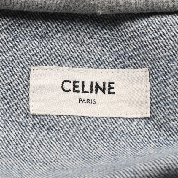 【希少 入手困難】セリーヌ ユニオンウォッシュフード付 デニムジャケット 希少 入手困難】セリーヌ ユニオンウォッシュフード付 デニム