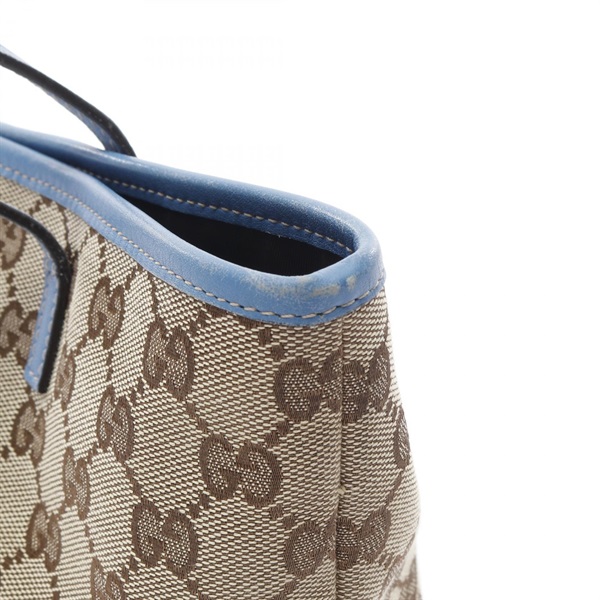 希少　GUCCI グッチ パパガッロ ズートート GGキャンバス　インディゴ 希少 GUCCI グッチ パパガッロ ズートート GGキャンバス