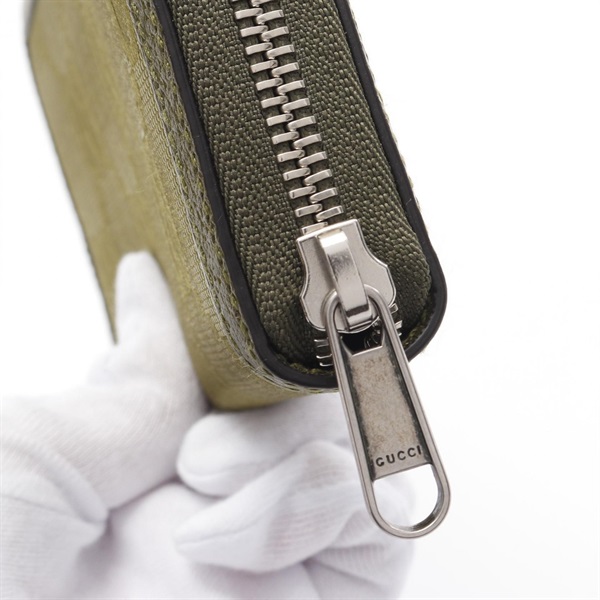 グッチ(GUCCI)グッチ オフザグリッド GGキャンバス ラウンド長財布  