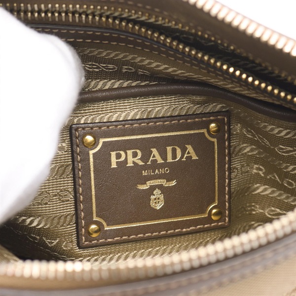 プラダ(PRADA)プラダ LOGO JACQUARD ロゴ ジャガード ショルダーバッグ