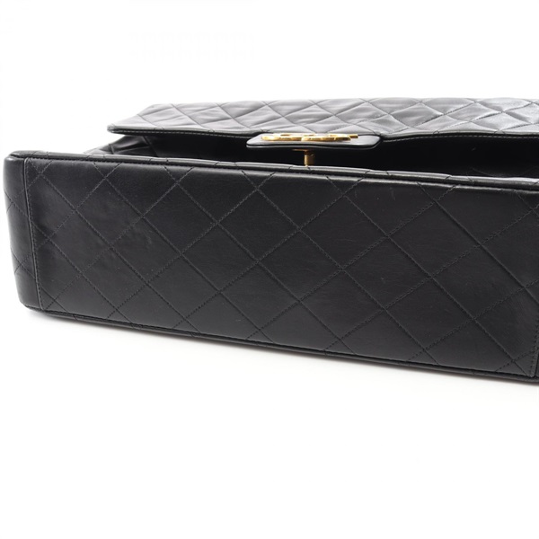 CHANEL　レディース　ショルダーバッグ　デカマトラッセ シャネルデカマトラッセ 34cm チェーンショルダー ブラック