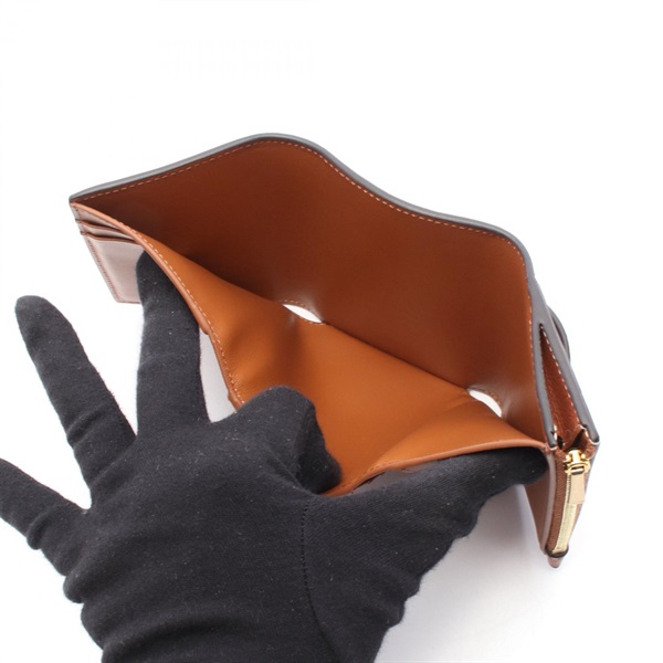 【値下げ】CELINE セリーヌ ファインストラップ 三つ折り財布 ネイビー CELINE セリーヌ 財布 レディース メンズ ブランド 三つ折り財布