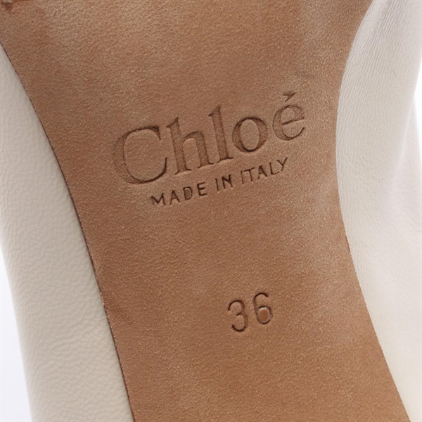 【新品未使用】chloe クロエ パンプス スエード Chloe クロエ サンダル WOODY ウッディ CHC22U188Z3 レディース