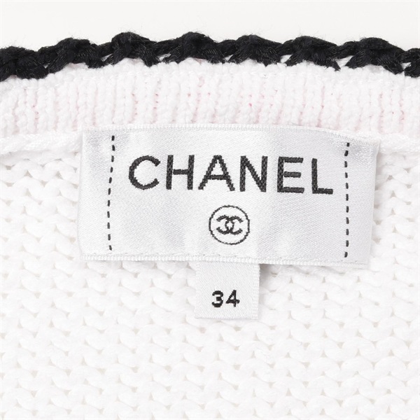 シャネル(CHANEL)シャネル ココマークボタン ニットジャケット  