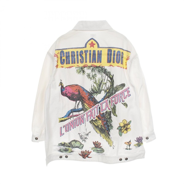 ディオール(Dior)ディオール BEE刺繍 バックプリント デニムジャケット