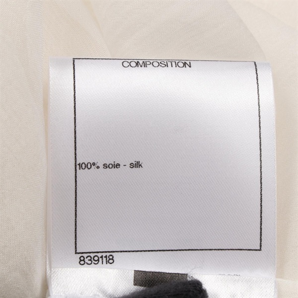 シャネル(CHANEL)シャネル ライオンボタン シフォン ブラウス 衣料品