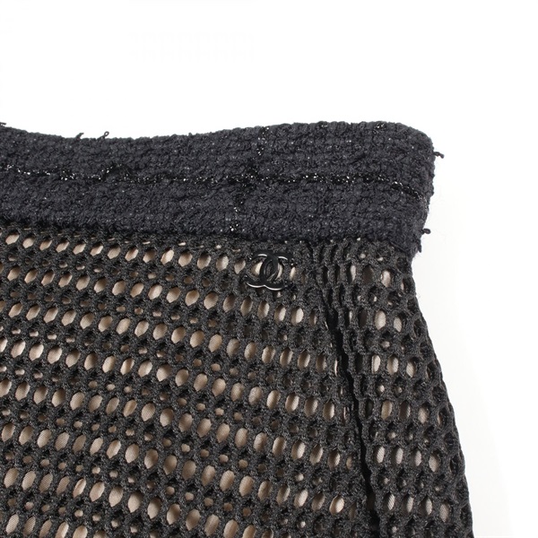 CHANEL シャネル アセテート×レーヨン スカート ボトムス サイズ38 シャネル(CHANEL)シャネル ココマーク スカート 衣料品 ボトムス