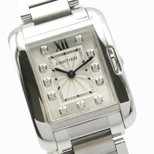 カルティエ(CARTIER)カルティエ タンクアングレーズSM 11Pダイヤ