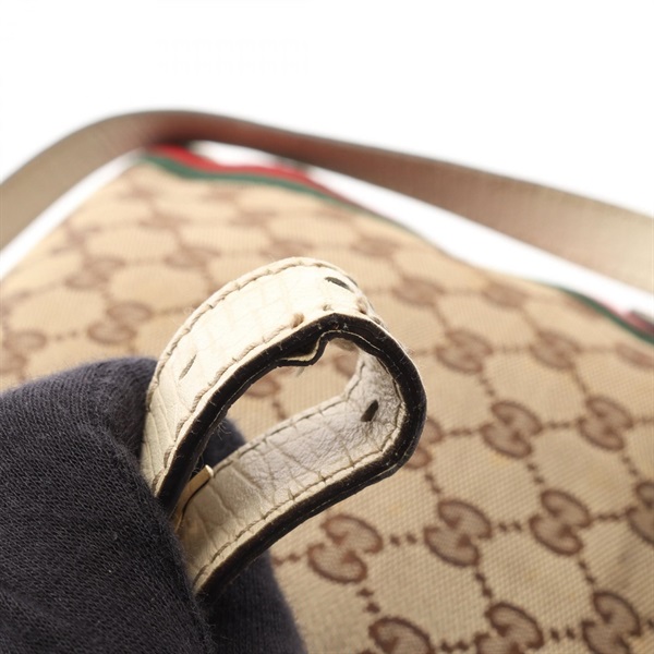 グッチ(GUCCI)グッチ GGキャンバス シェリーライン ショルダーバッグ