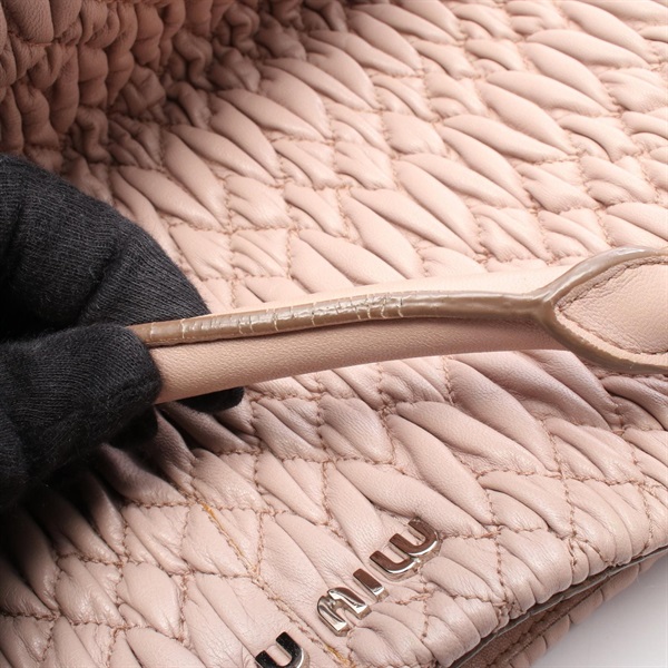 ミュウ ミュウ(Miu Miu)ミュウ ミュウ ナッパ クリスタル マテラッセ