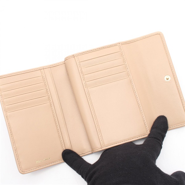 ミュウ ミュウ(Miu Miu)ミュウ ミュウ マテラッセ 三つ折り財布 財布  