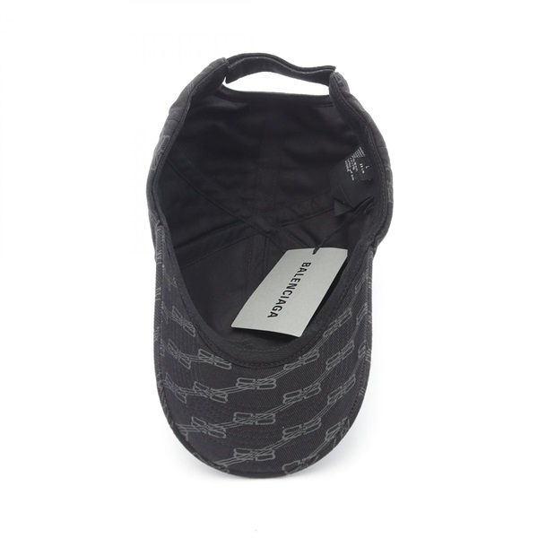 BALENCIAGA モノグラム ロゴ BB ブラック キャップ バレンシアガ(BALENCIAGA)バレンシアガ シグネチャー BBモノグラム