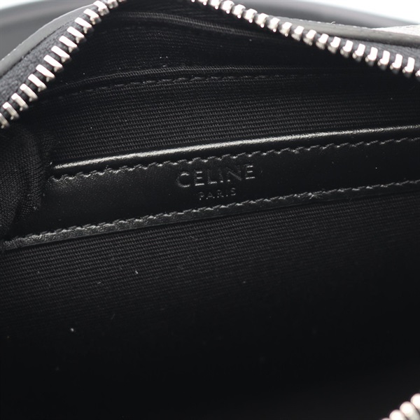 セリーヌ CELINE スモール メッセンジャー トリオンフ ショルダーバッグ バッグ PVCコーティングキャンバス レザー レディース ブラック系 / ブラウン系 113942EVJ38SI 【新品】 CELINE（セリーヌ） ショルダーバッグ TEEN ティーン Small Triomphe