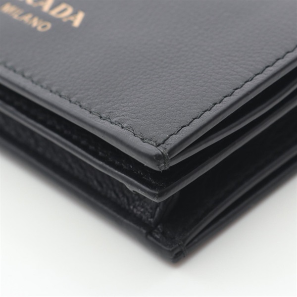 プラダ(PRADA)プラダ SOFT GRAIN 二つ折り財布 財布 レディース  