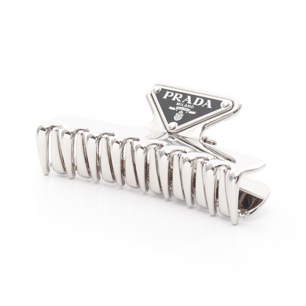 プラダ(PRADA)プラダ トライアングルロゴ ヘアクリップ その他