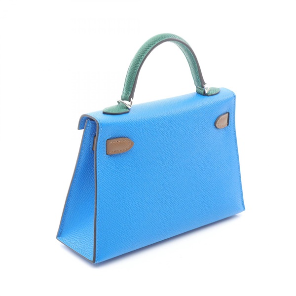 エルメス(HERMES)エルメス ミニケリー2 トリコロール ハンドバッグ