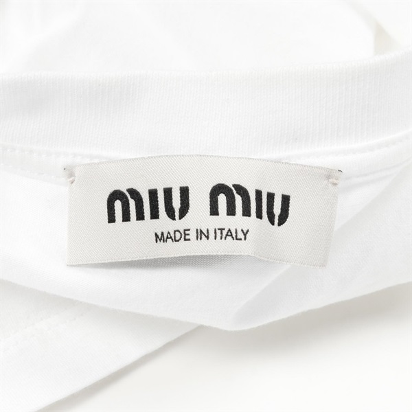 ミュウ ミュウ(Miu Miu)ミュウ ミュウ エンブロイダリー カットソー
