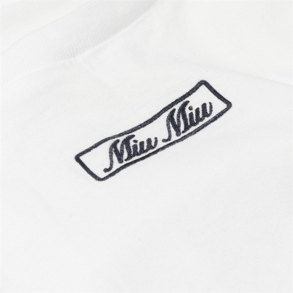 ミュウ ミュウ(Miu Miu)ミュウ ミュウ エンブロイダリー カットソー